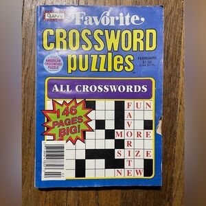 Vintage Quinn Favorite Crosswords Puzzles Book February 1994